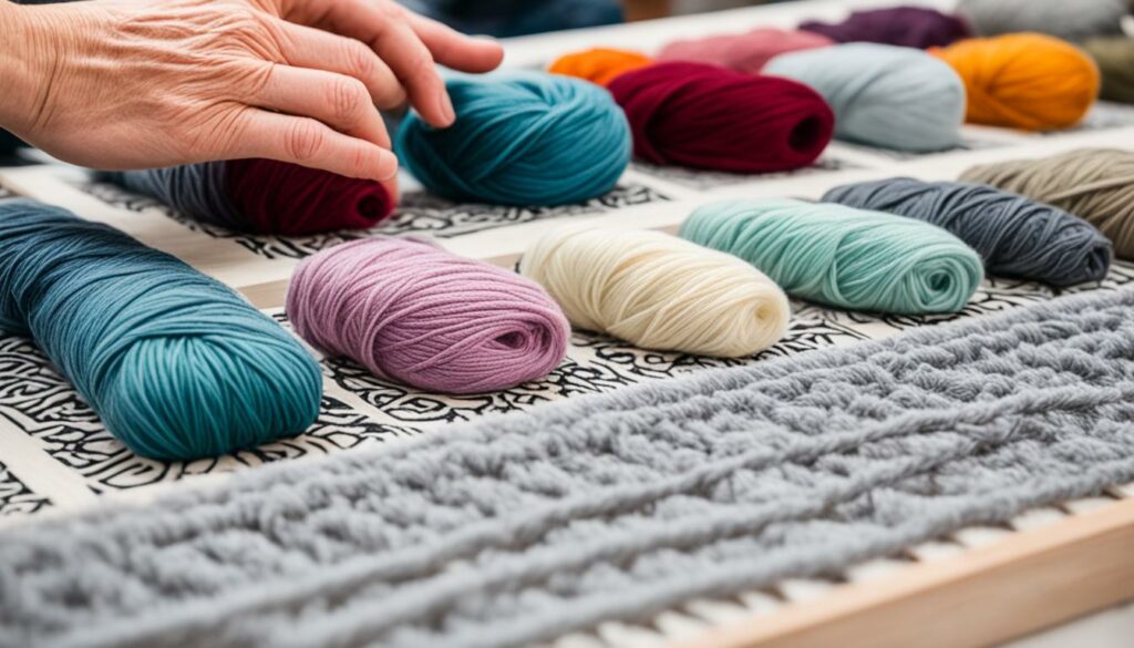 Choosing the right size yarn for rug tufting
