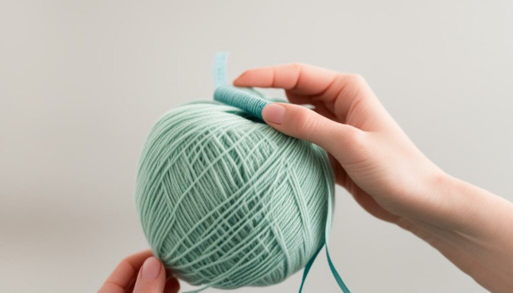 Measuring yarn