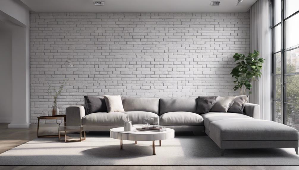 accentuate with white brick