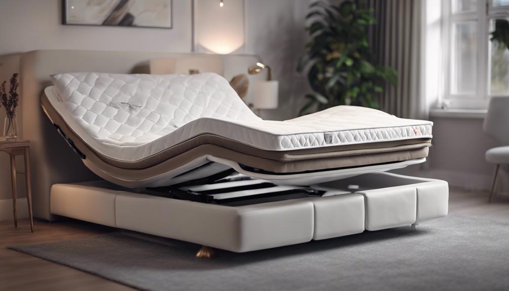 adjustable bed with heating