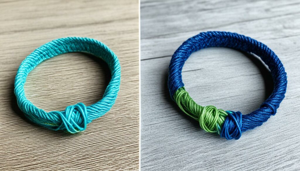 advantages and disadvantages of waterproofing yarn bracelets
