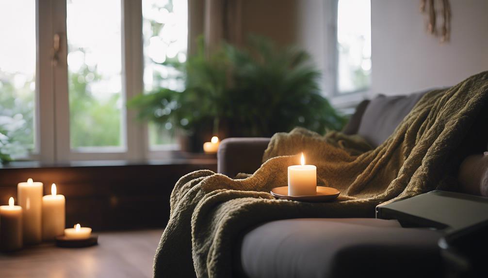 aromatic candles and relaxation