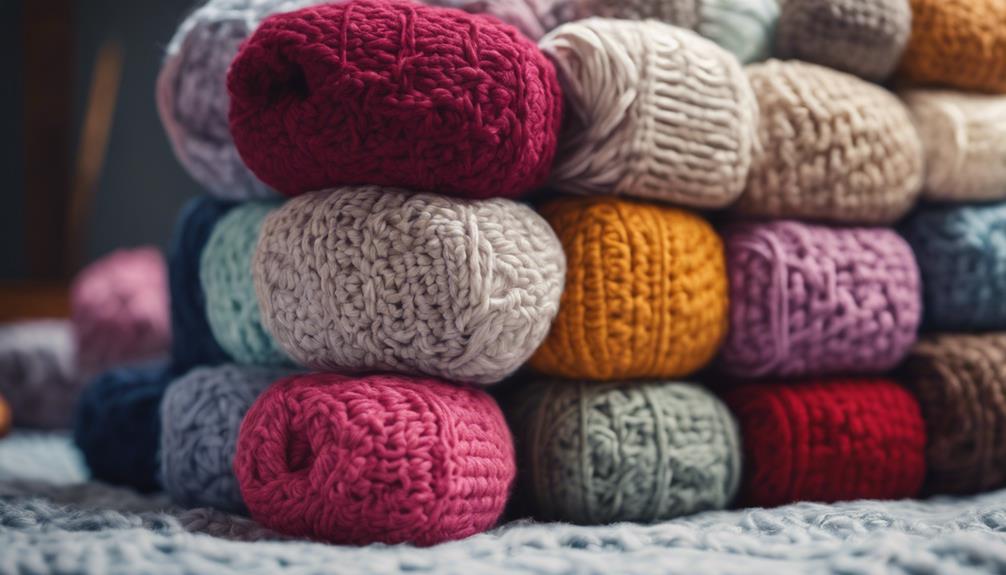 balancing yarn in knitting