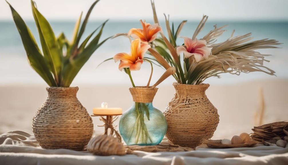 beach inspired diy vase project