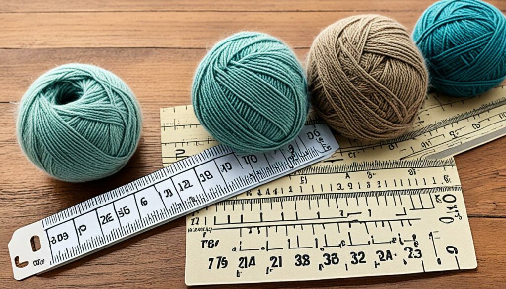 beanie yarn measurement