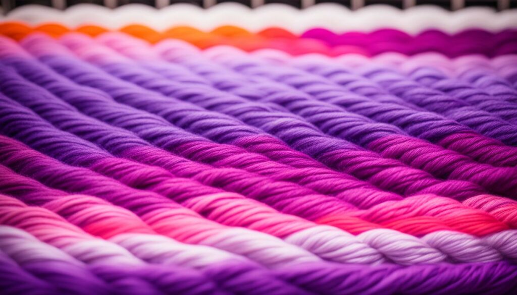 best yarn colors for Sentro knitting machine