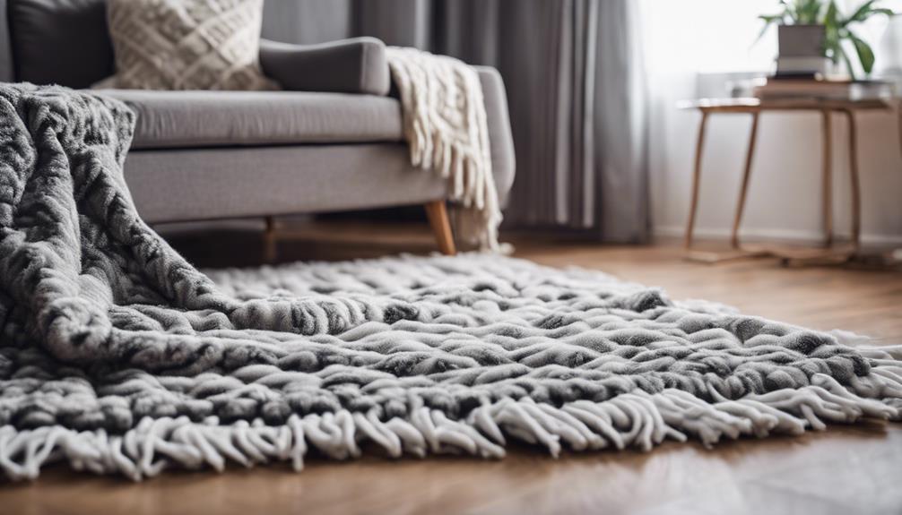 blanket versus traditional rug