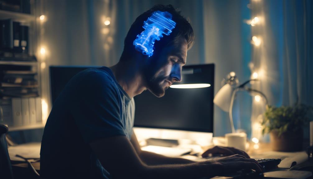 blue light headache research