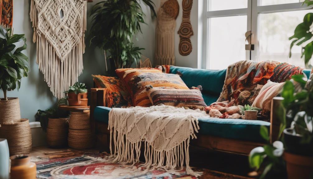 bohemian inspired eclectic home decor