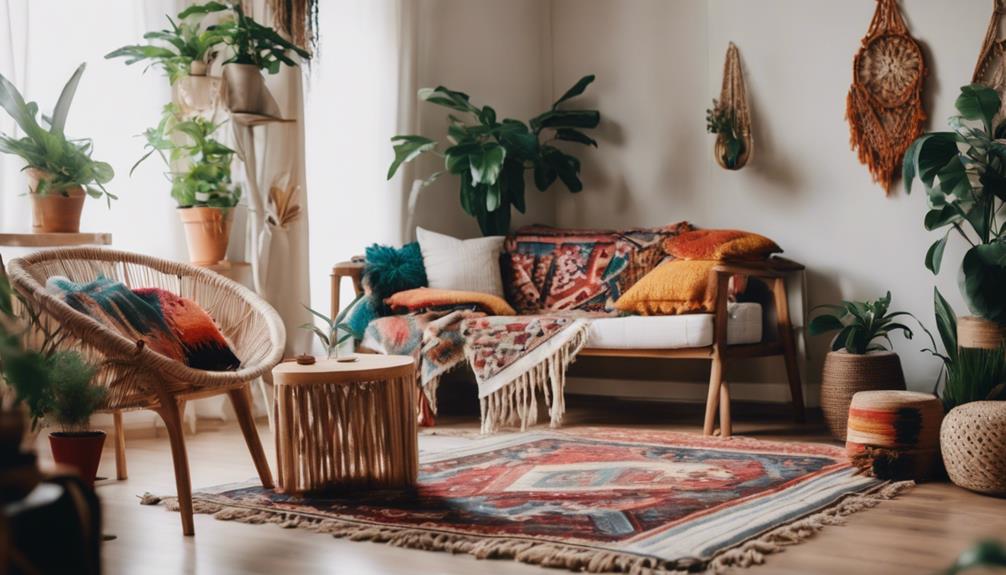 bohemian inspired furniture and decor