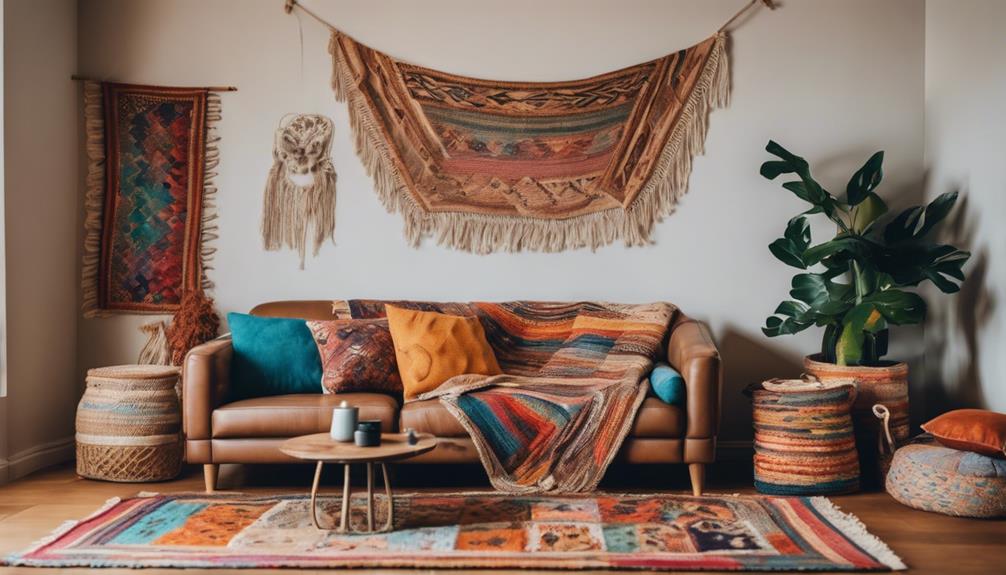 boho decor textures and patterns