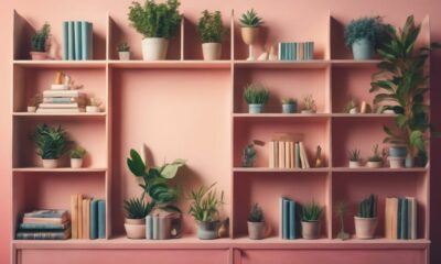 bookshelf repurposing with creativity