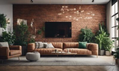 brick accent wall ideas