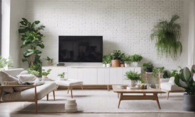 brick accent wall tutorial