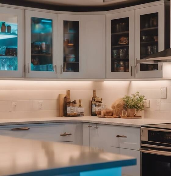 brighten kitchen with lighting