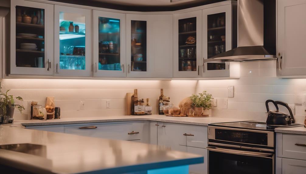 brighten kitchen with lighting