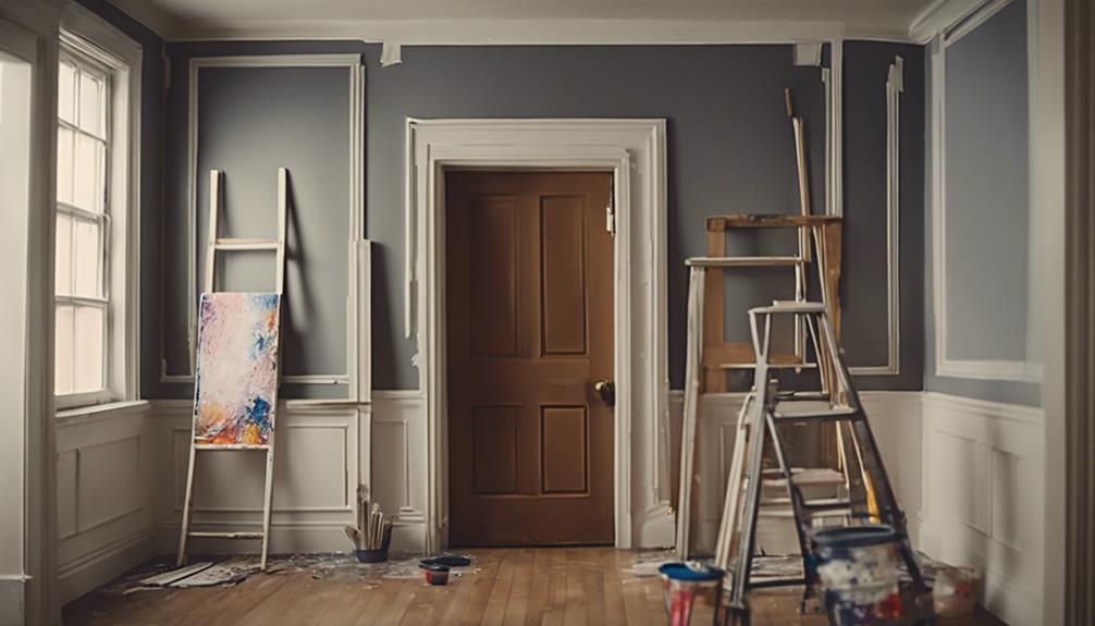 calculating interior trim painting
