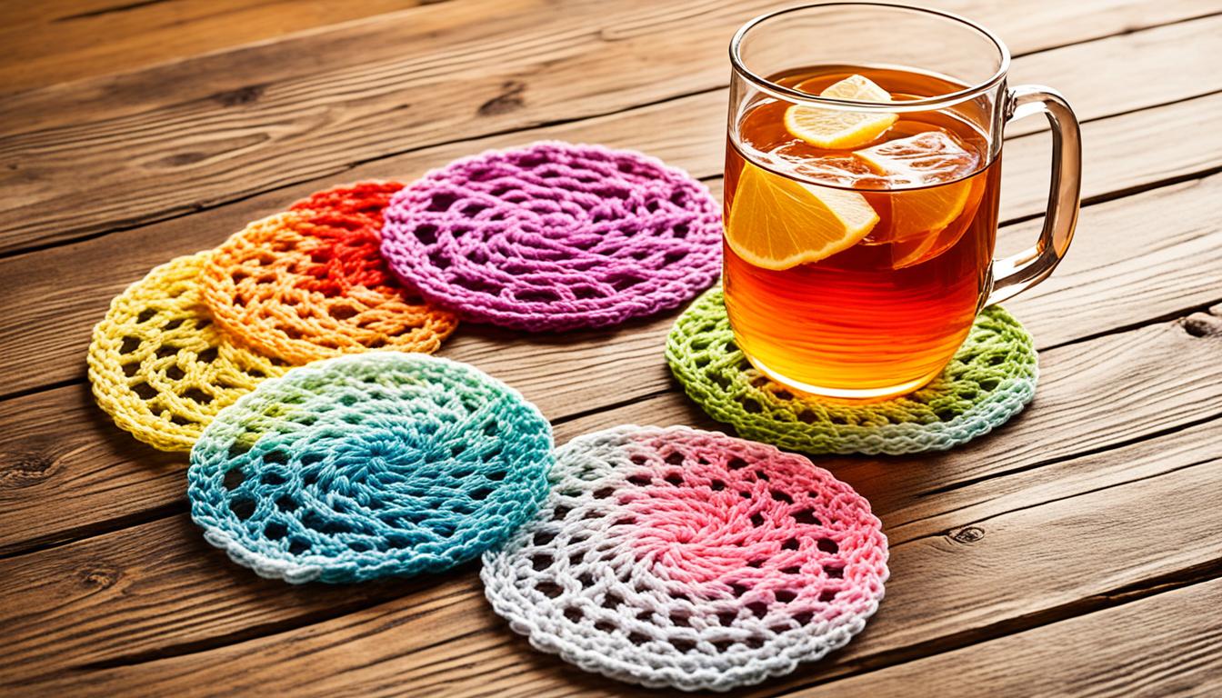 can acrylic yarn be used for coasters