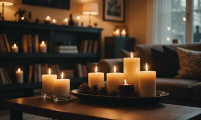 candles add cozy charm