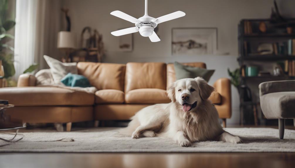 ceiling fans for pet friendly homes
