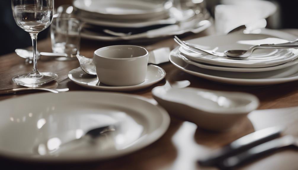 choose tableware based on factors