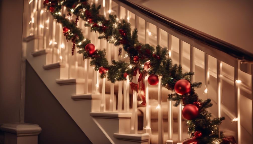 choosing christmas stair decorations