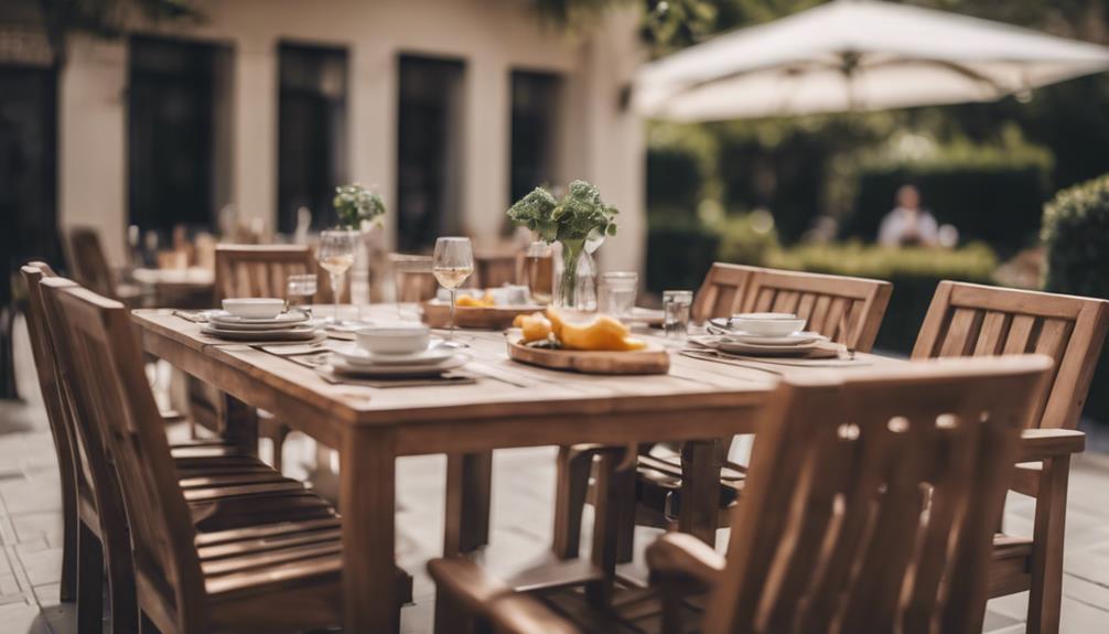 choosing outdoor dining furniture