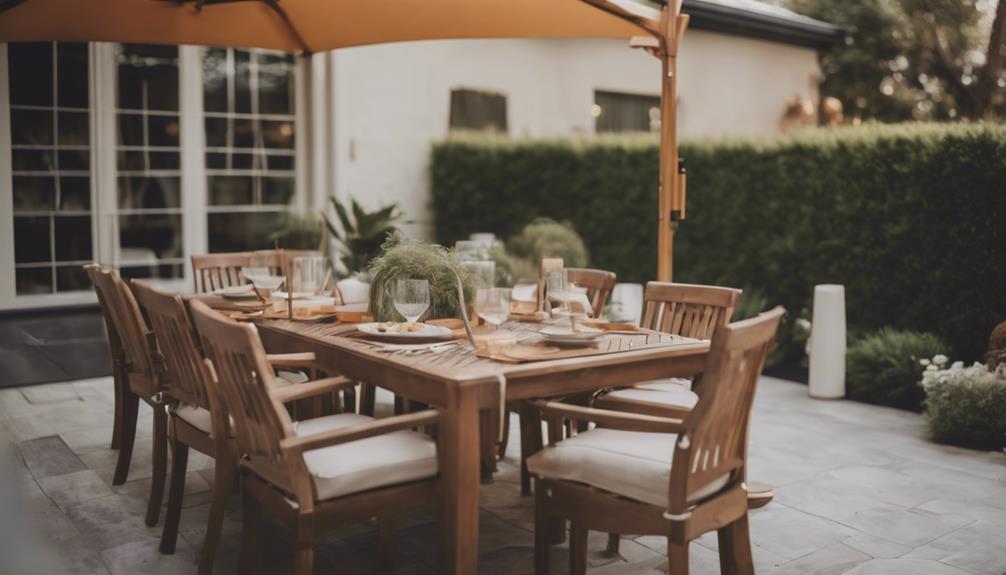 choosing outdoor dining furniture