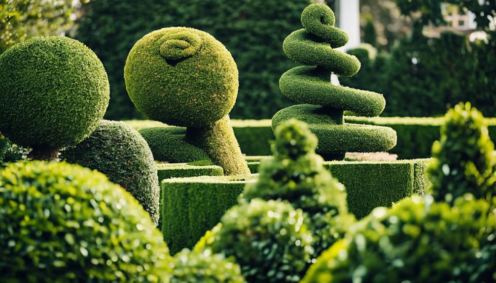 choosing topiary shapes carefully