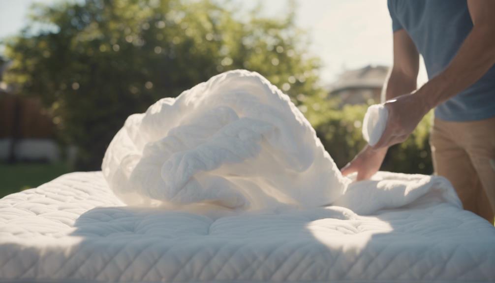 cleaning a mattress pad
