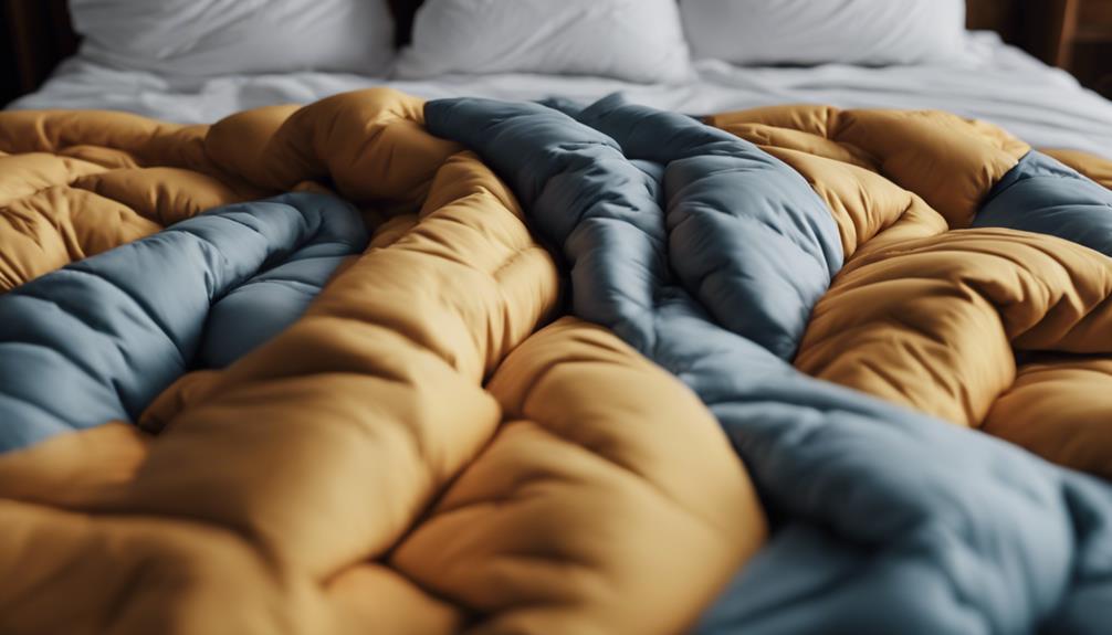 comforter insulation level options