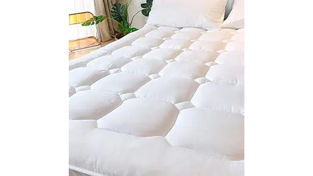 cooling bamboo mattress pad