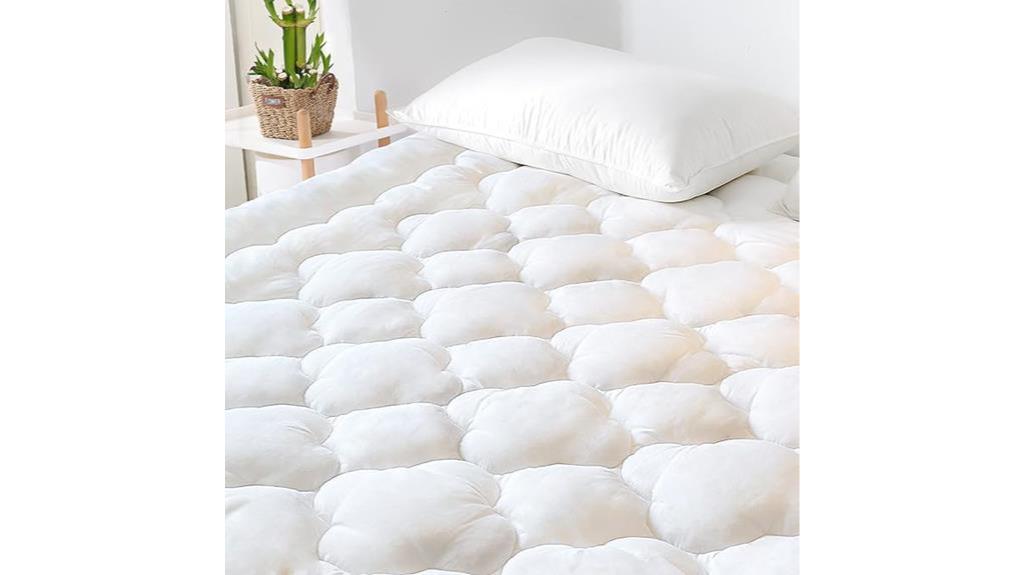 cooling bamboo mattress pad