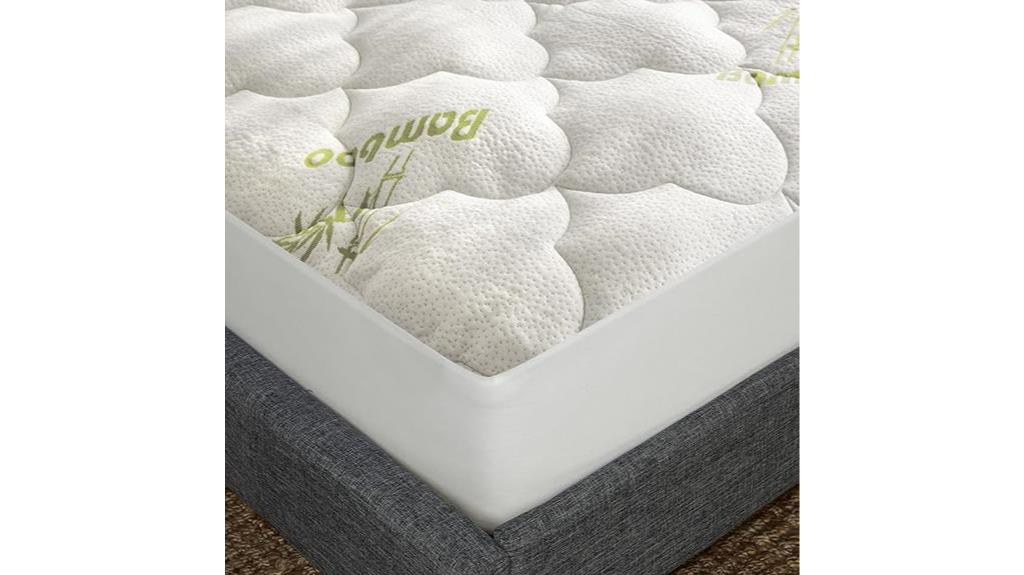 cooling bamboo mattress topper