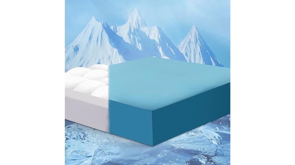 cooling mattress topper set