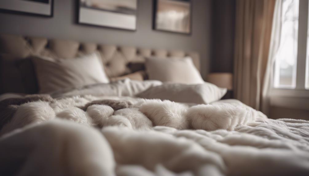 cozy comfort with goose down