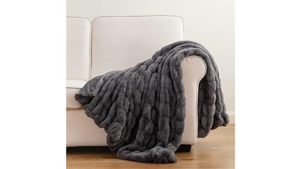 cozy faux rabbit fur
