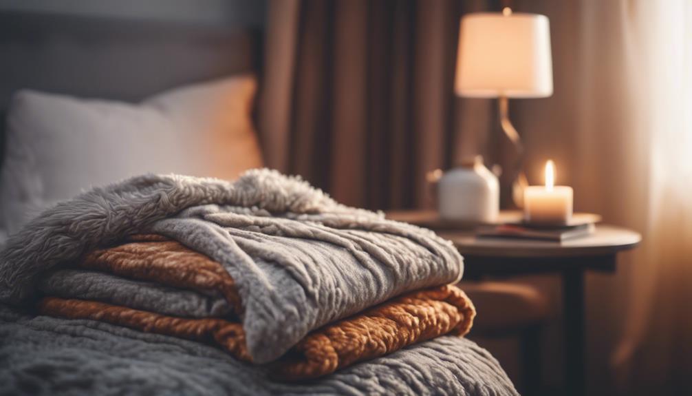 cozy winter with blankets