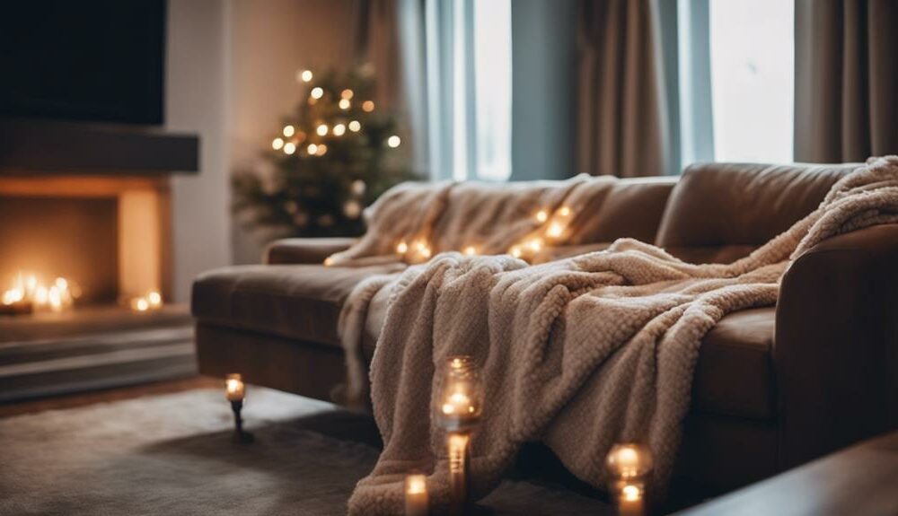 cozy winter with electric throws