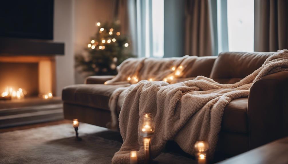 cozy winter with electric throws