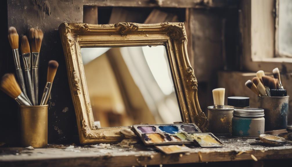 crafting a mirror frame