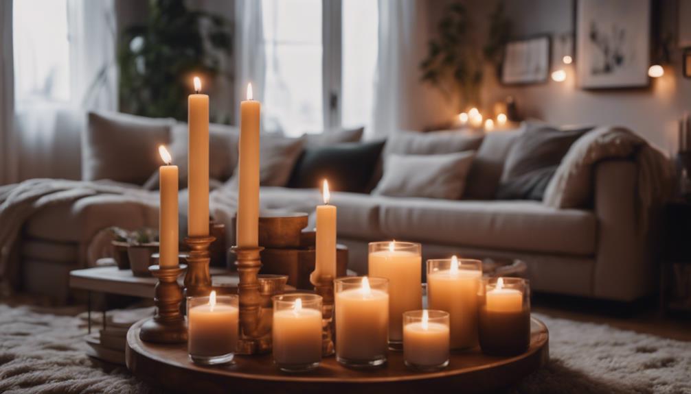 creating ambiance with candles