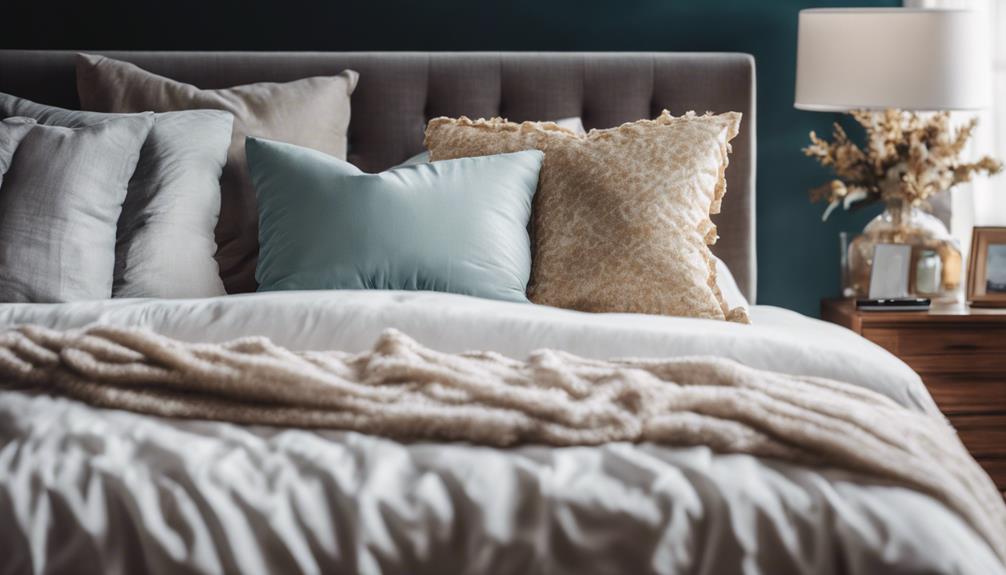 creating layered look in bedding
