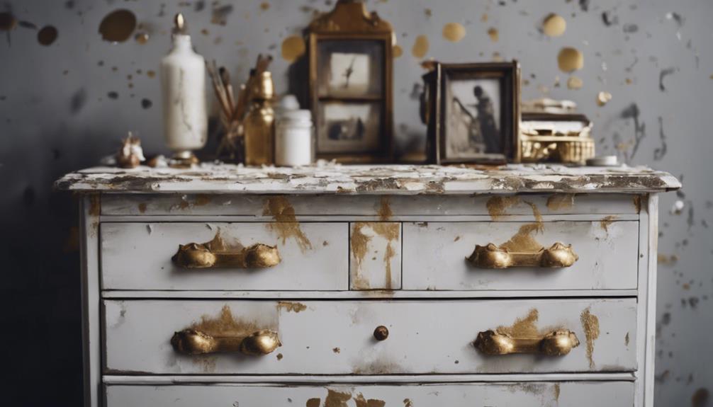 creative painting and distressing