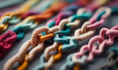crochet chain stitch details