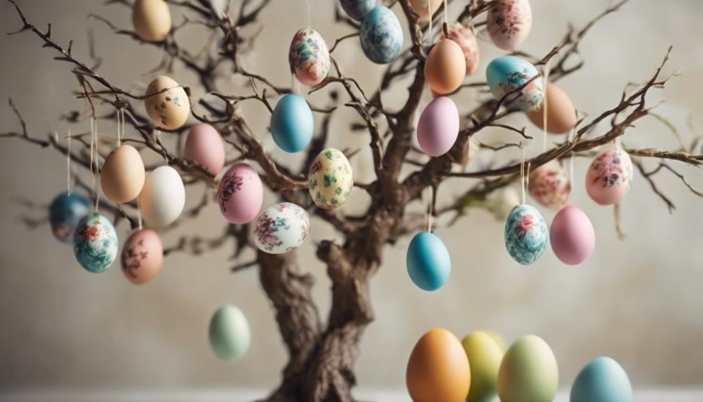 decorate easter tree creatively
