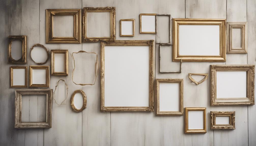 decorating with empty frames
