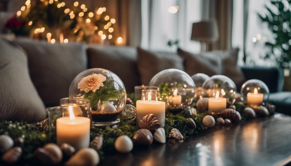 decorating with glass globes