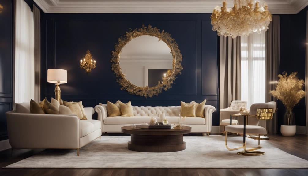 decorating with gold accents