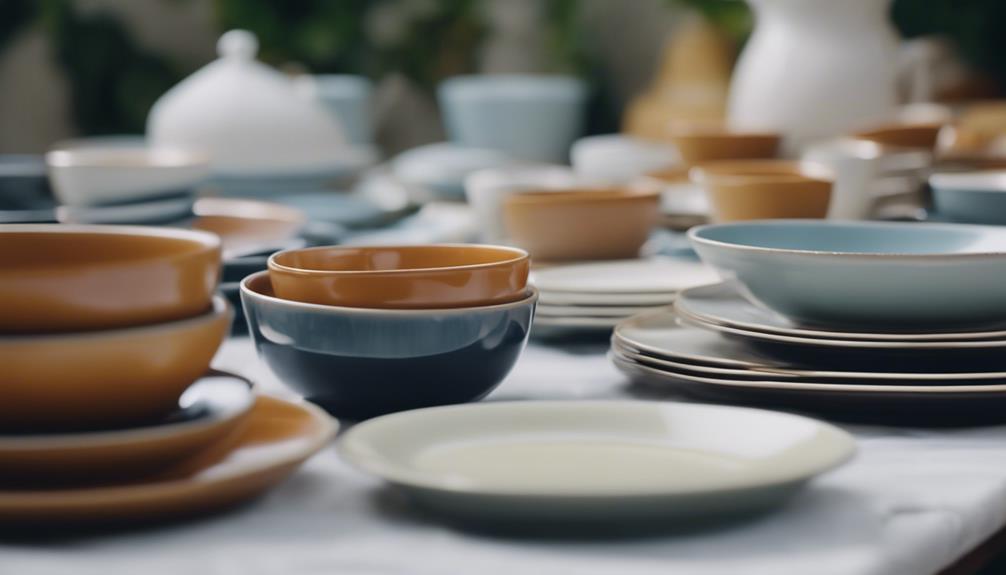 differentiating crockery and tableware